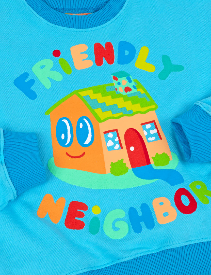 Neighbor Crop Crew Sweatshirt