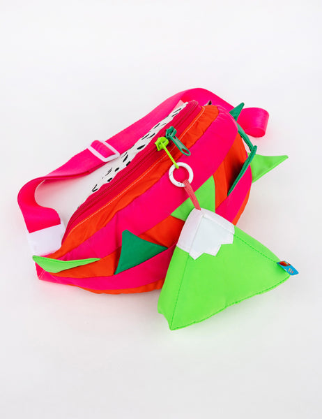 Neon Green Mountain Keychain Charm – Mokuyobi