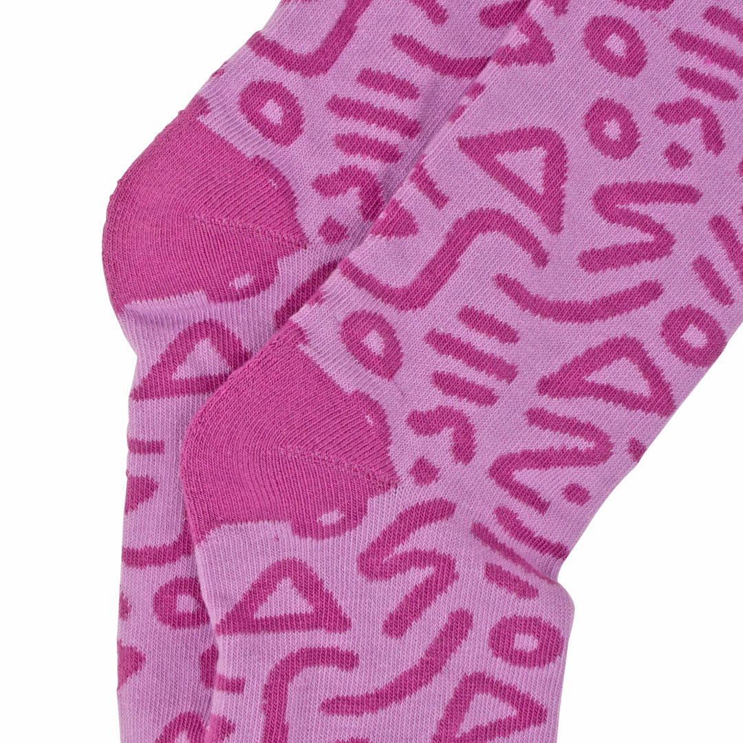 Grape Jelly Zap Socks