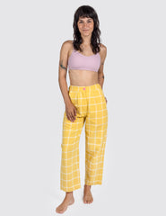 Woman wearing Grid Hillcrest Pants
