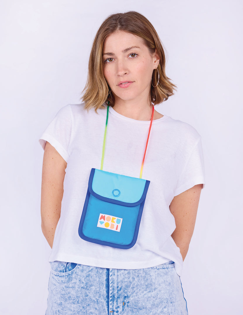 Blue Bird Tabby Cloud Pouch