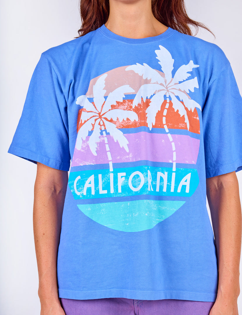 Cali Palm Oversized Beach Tee