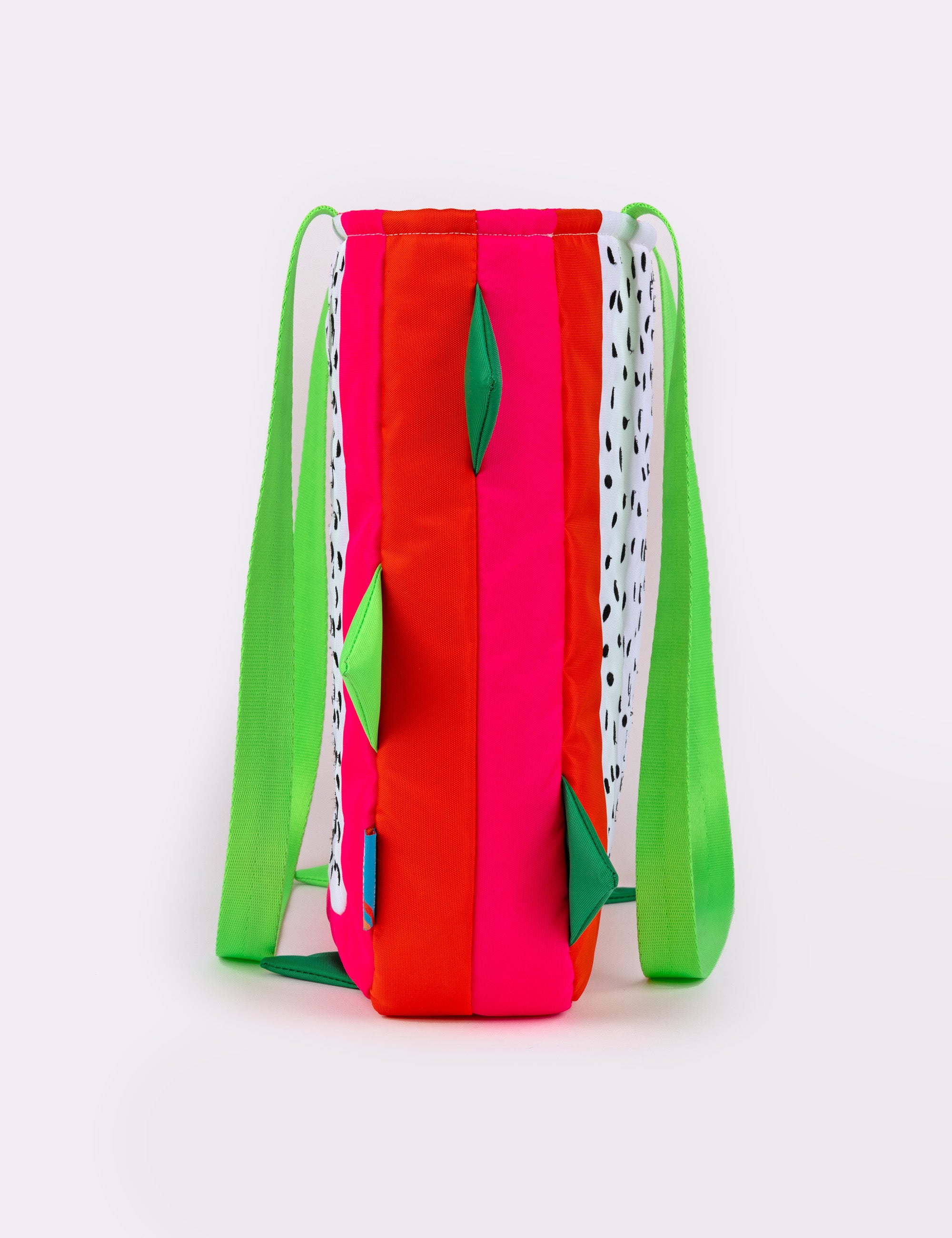A travel editor ISSI Green and Red Bag with Vibrant Design main image 1
