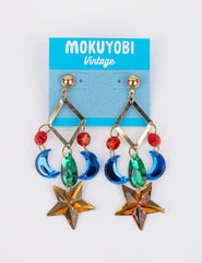 Dreamy Moon Vintage Earrings