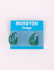 Forest Leaf Vintage Earrings