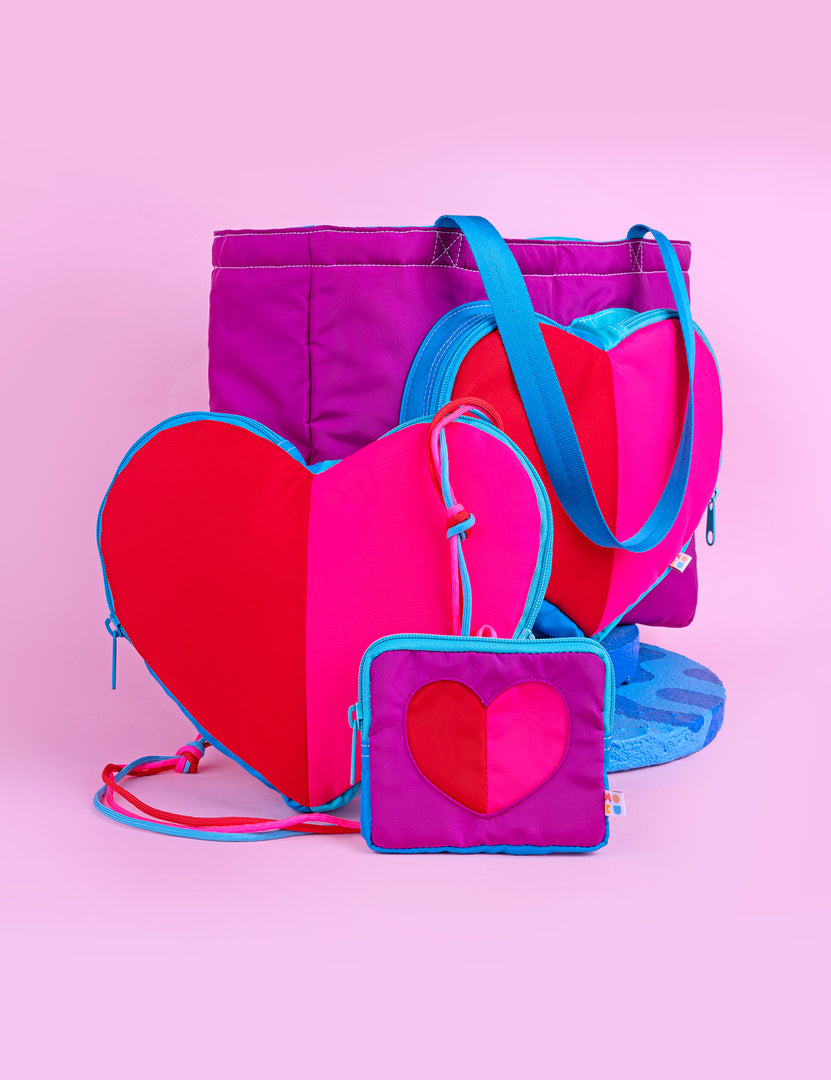 Full Heart Puffy Tote