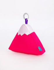 Hot Pink Mountain Keychain Charm