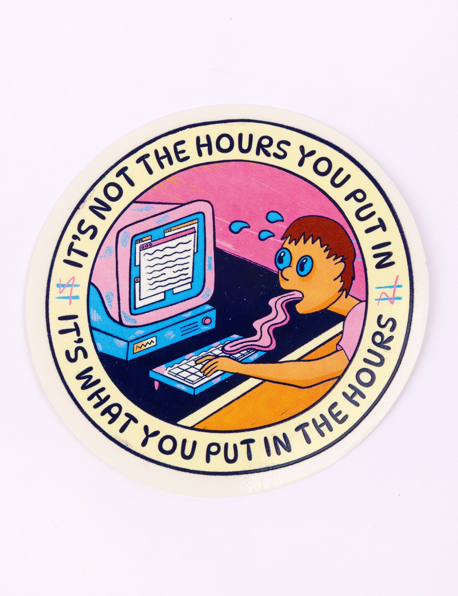 Hours Sticker