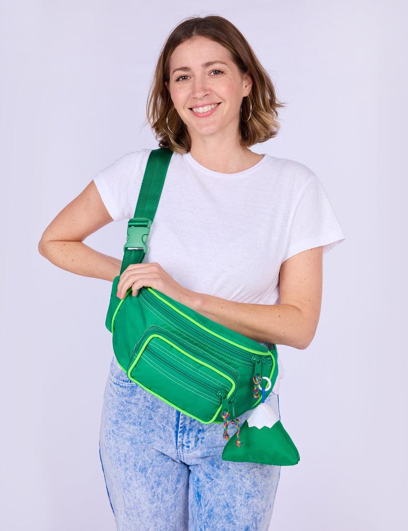 Kelly Green Fanny Pack Sling