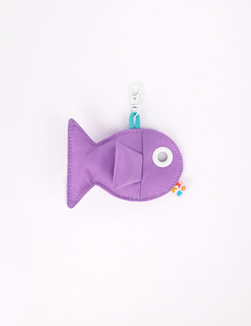 Lavender Fish Keychain