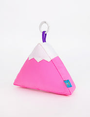 Light Pink Mountain Keychain Charm