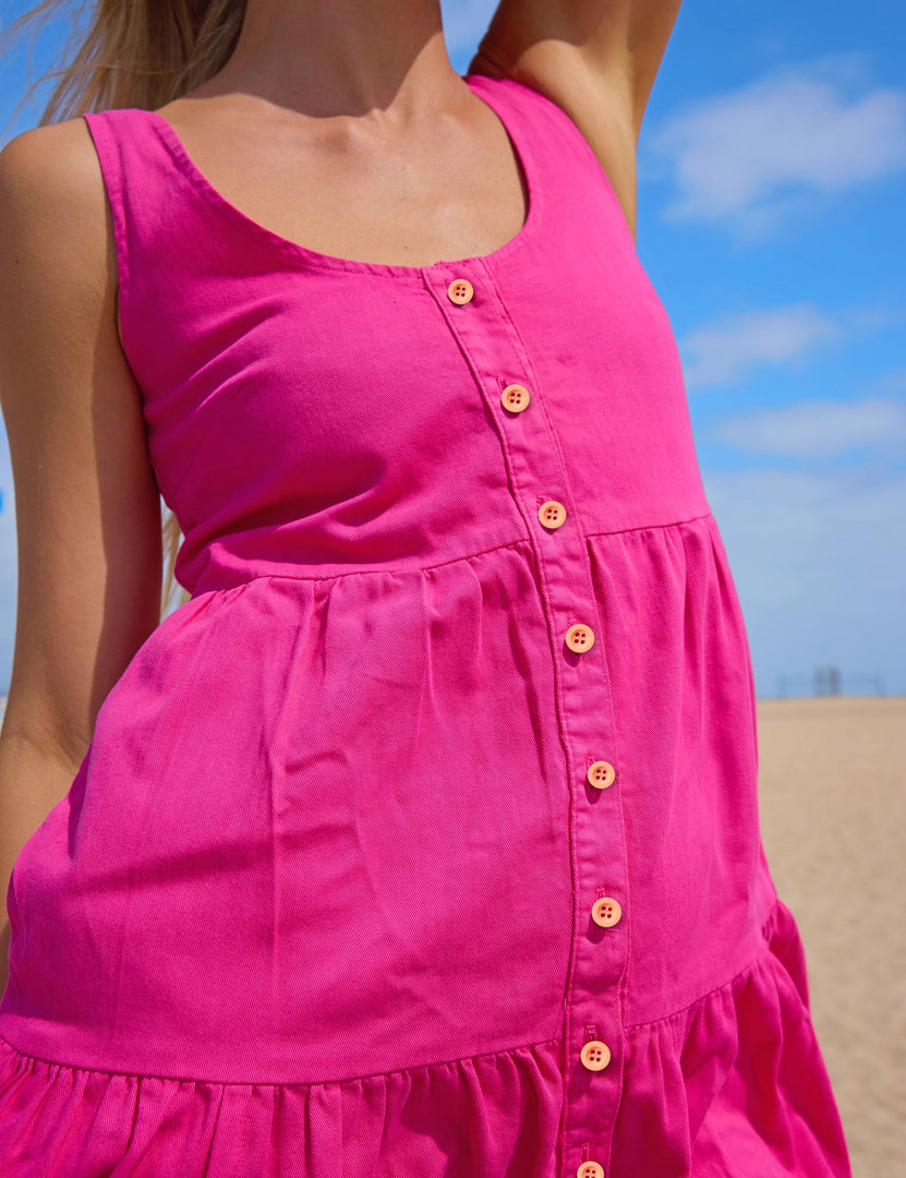 Magenta Tier Dress