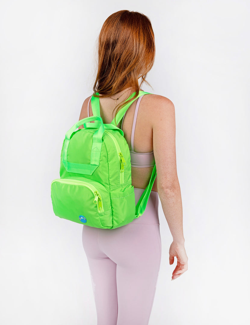 Neon Green Mini Atlas Backpack