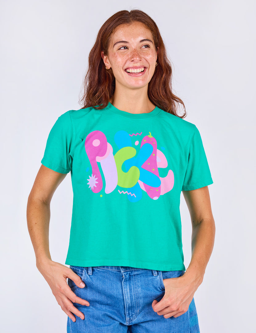Pickle Crop Tee