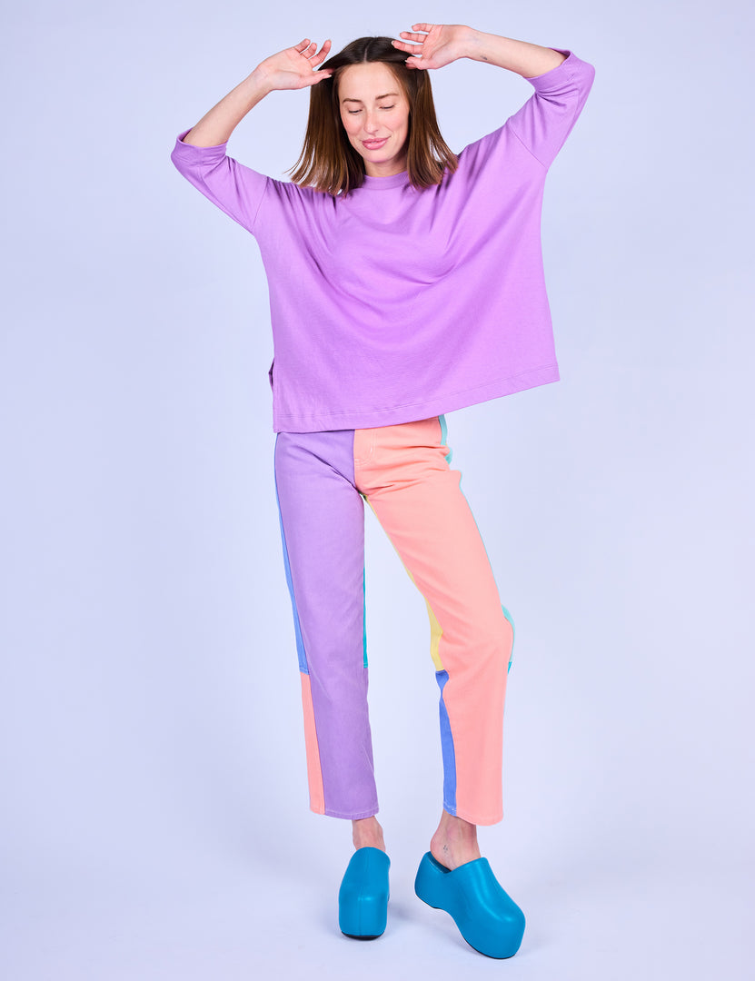 Plum Dolman Tee