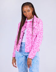 Raspberry Zap Denim Jacket – Mokuyobi
