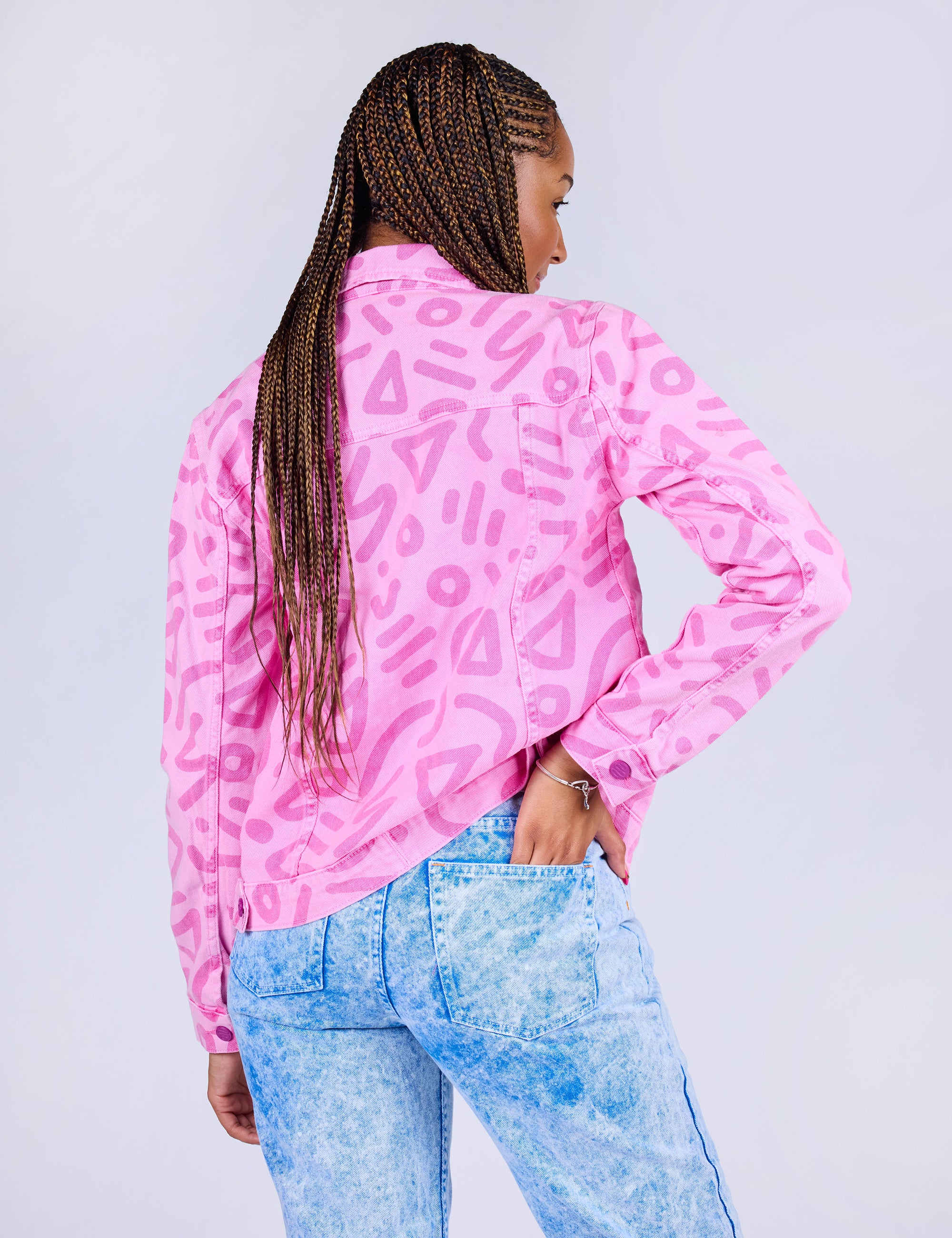 Raspberry Zap Denim Jacket – Mokuyobi