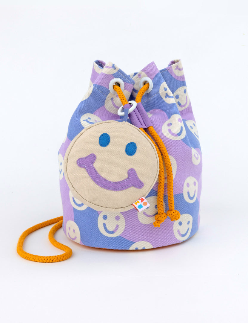 Purple Smappy Bucket Bag