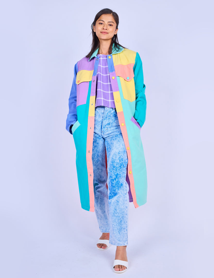 Stellar Night Denim Duster