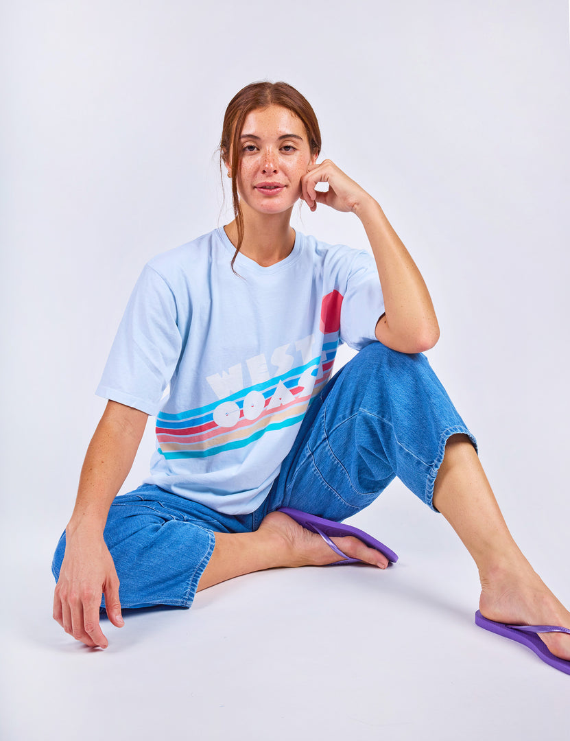 West Coast Oversized Beach Tee