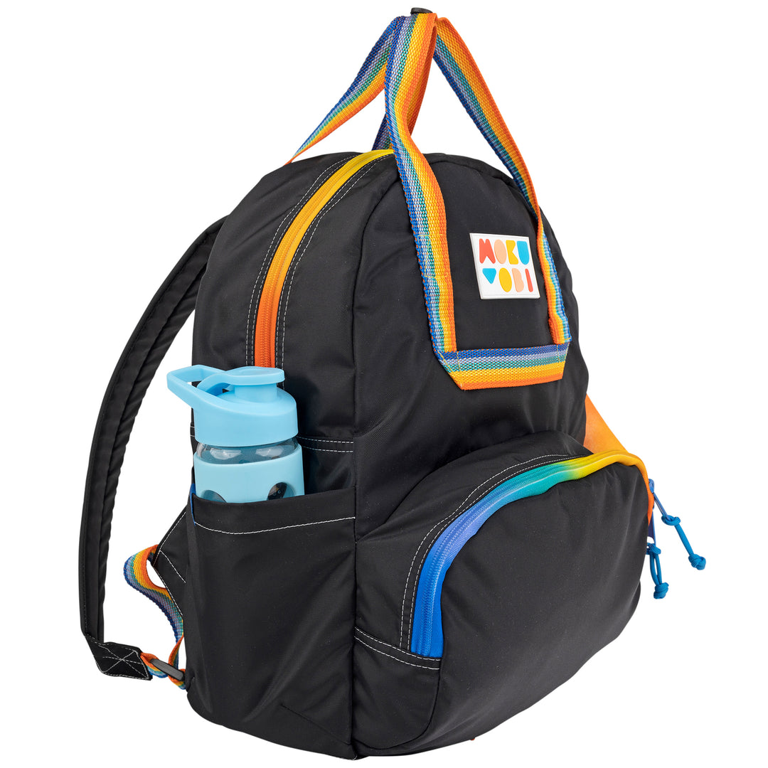 black mini atlas backpack mokuyobi Black Atlas Backpack – Mokuyobi