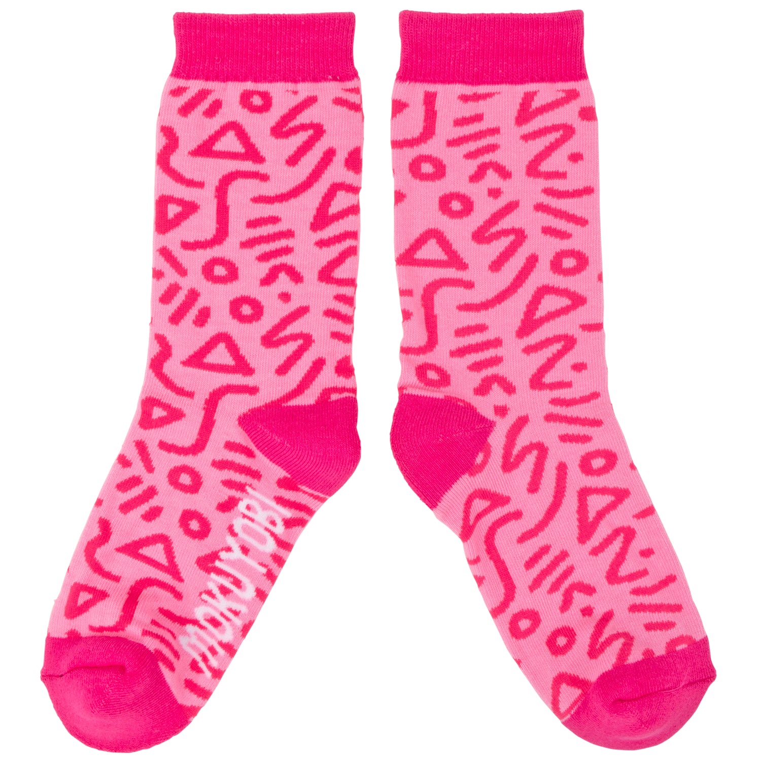Raspberry Zap Socks