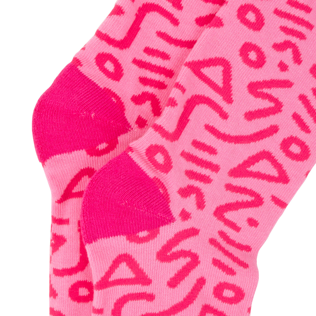 Raspberry Zap Socks