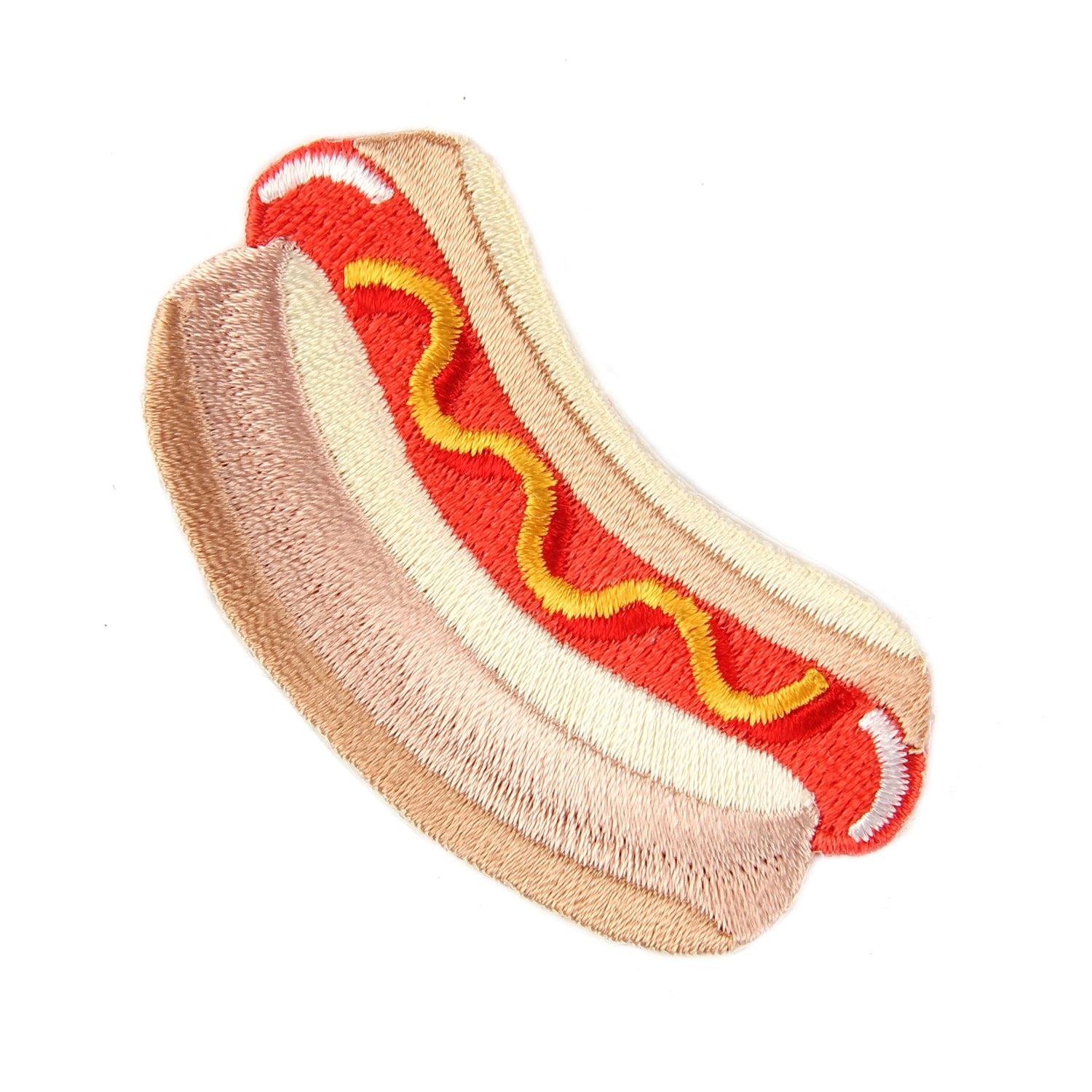 Hot Dog Embroidered Sticker