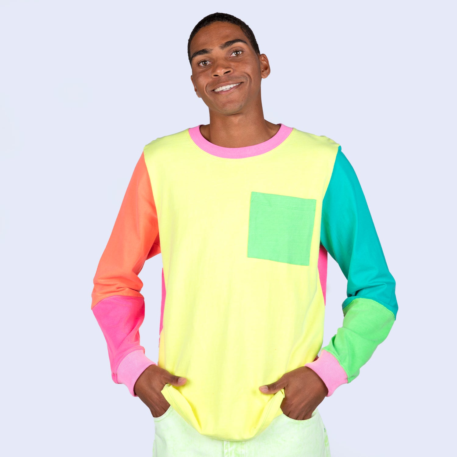 ShopExile Color Block Ecuadorian Jacket