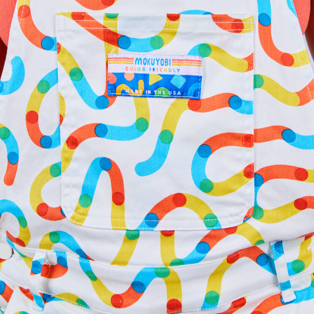 Metro Map Overall Shorts