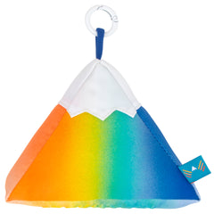 Rainbow Airbrush Mountain Keychain Charm