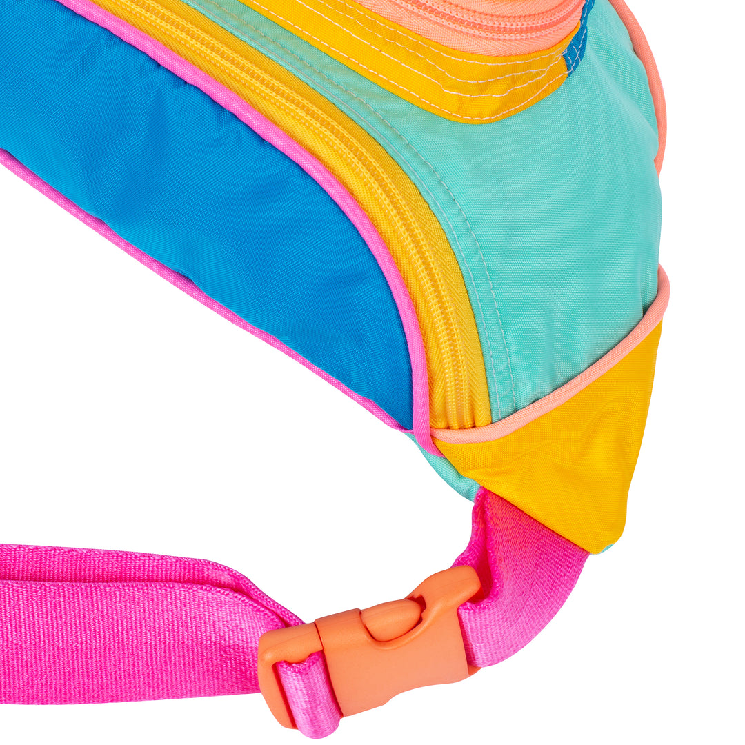 Kids Colorblock Butterfly Graphic Fanny Pack Large Capacity