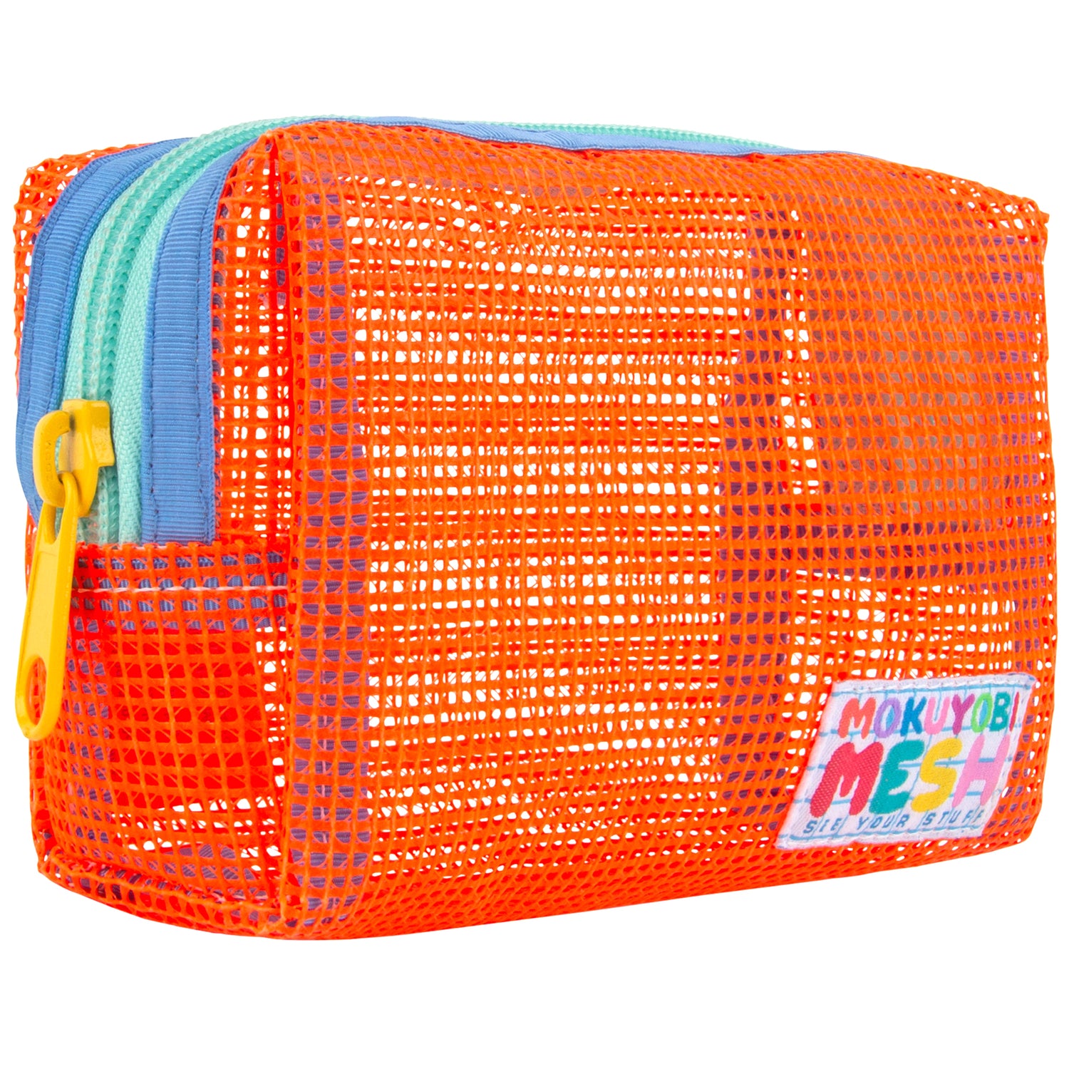 Tiger Mesh Chubby Zip Pouch