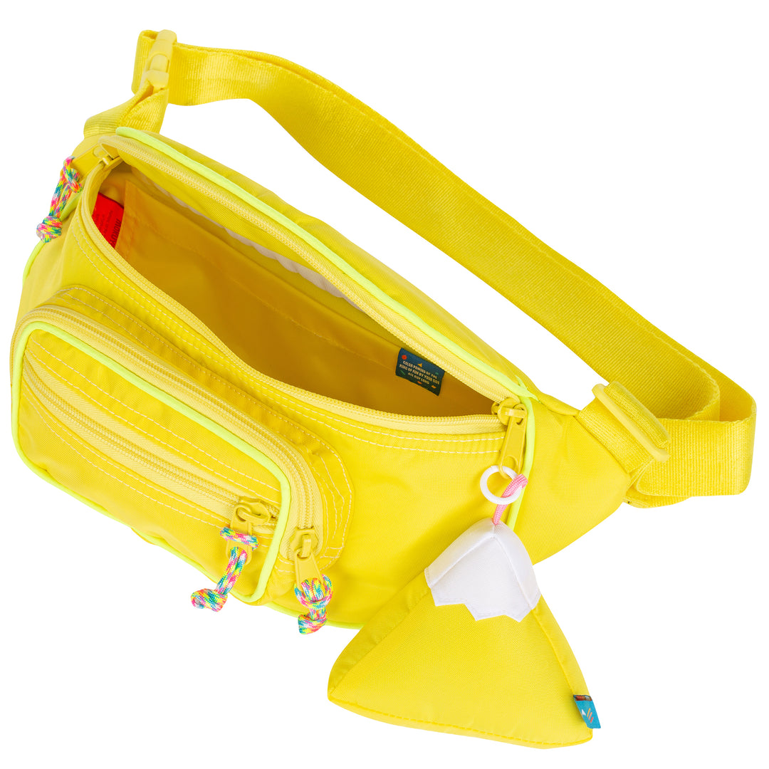 Teddy Hip Fanny Pack - Highlighter Yellow