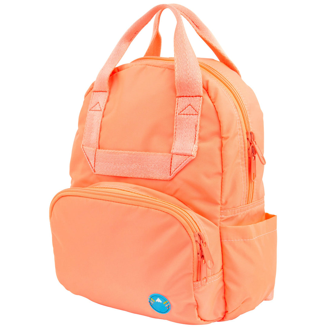 mini size atlas backpack in one solid color